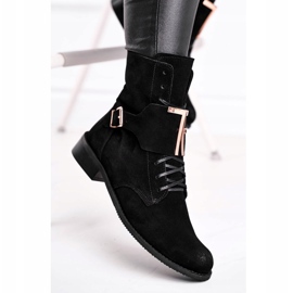 Women's Boots Nicole Suede Black 2591 1 Women's Boots Nicole Suede Black 2591 1