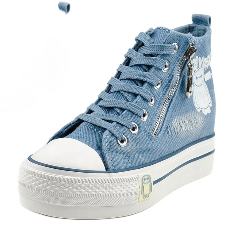 Blue Lynnhurst lace-up sneakers 1