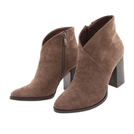 Boots on the post Taupe Filippo DBT1575 / 21 TP brown 2