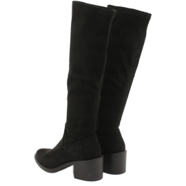 Filippo Suede knee high boots DKZ1585 / 20 BK black 2 Filippo Suede knee high boots DKZ1585 / 20 BK black 2