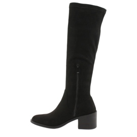 Filippo Suede knee high boots DKZ1585 / 20 BK black 1 Filippo Suede knee high boots DKZ1585 / 20 BK black 1