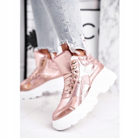 PS1 Women's Sport Shoes Warmed Pink Golden Davan 1