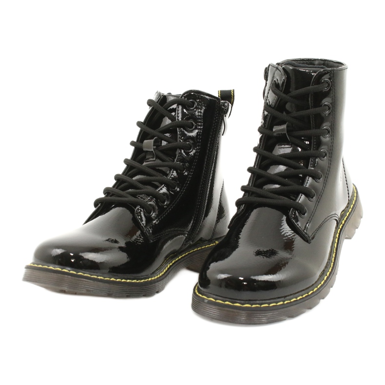 Black patent leather boots Evento 20DZ23-3216 Marita 4 Black patent leather boots Evento 20DZ23-3216 Marita 4