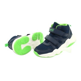 Befado children's shoes 516X049 navy blue green 3
