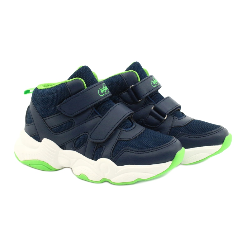 Befado children's shoes 516X049 navy blue green 5