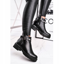 Women's Leather Warm Boots Laura Messi Black 2055 2 Women's Leather Warm Boots Laura Messi Black 2055 2