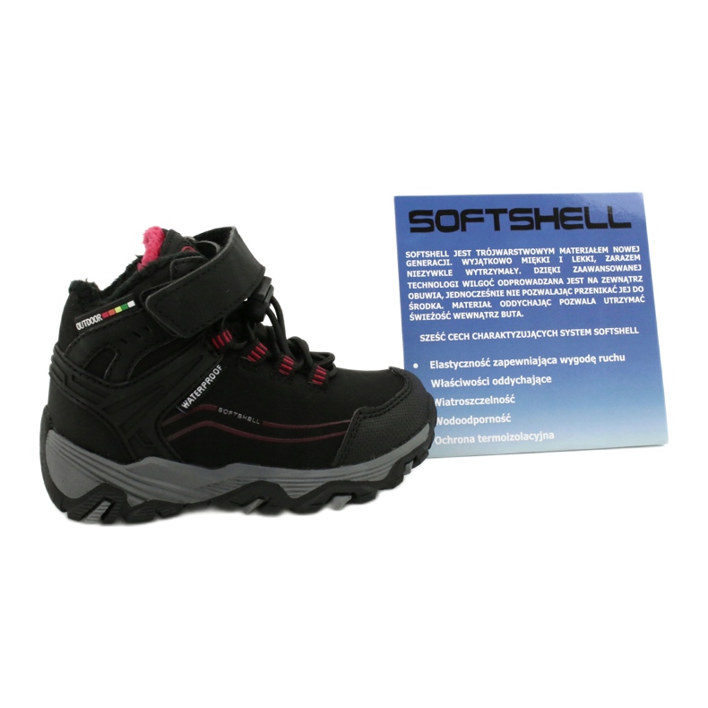American Club Children's softshell boots with HL42/20 black membrane 5