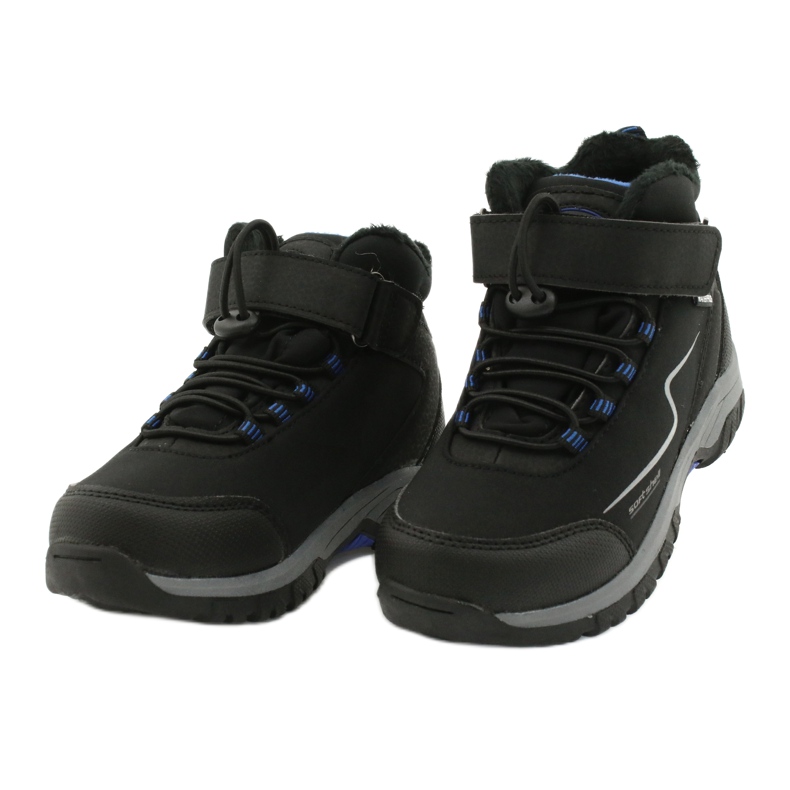 Soft-shell sports boots with American Club HL38 / 20 membrane black blue 2