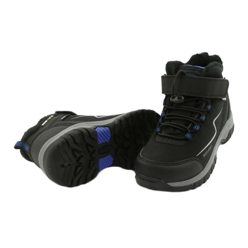 Soft-shell sports boots with American Club HL38 / 20 membrane black blue 3