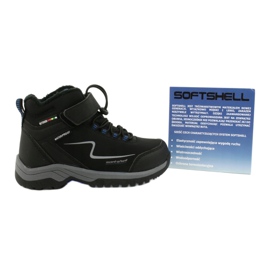 Soft-shell sports boots with American Club HL38 / 20 membrane black blue 5