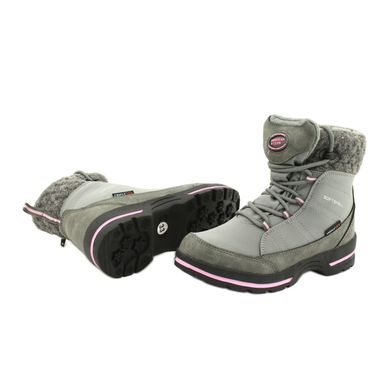 American Club Softhell boots with SN03 / 20 membrane pink grey 3