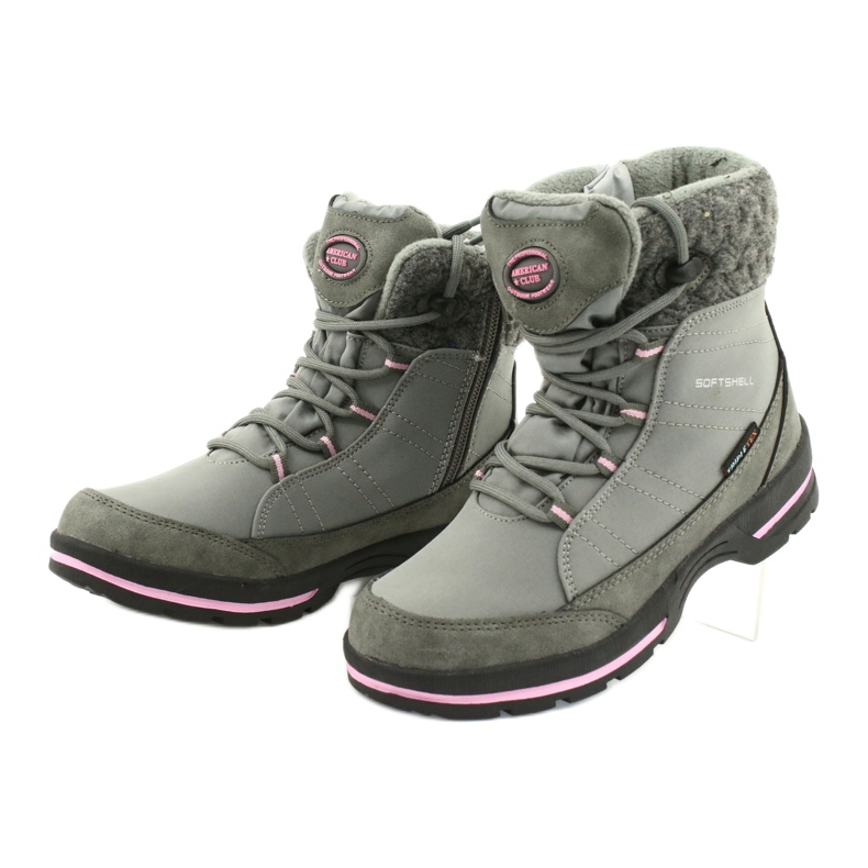 American Club Softhell boots with SN03 / 20 membrane pink grey 2