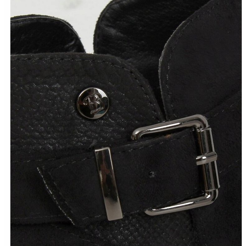 Black CM-8M5 Black high-soled boots 1