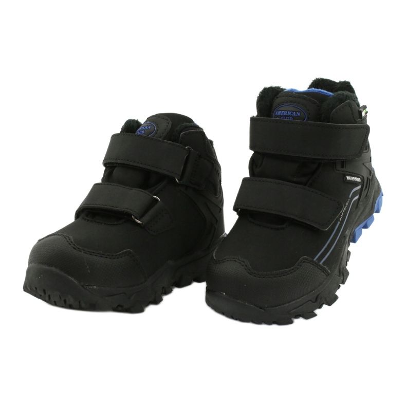 American Club Softshell boots with a membrane black blue 2