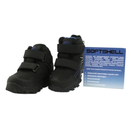 American Club Softshell boots with a membrane black blue 4