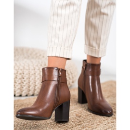 Sergio Leone Classic high-heeled boots brown 1