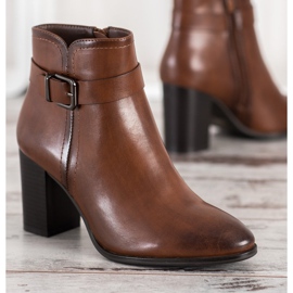 Sergio Leone Classic high-heeled boots brown 5