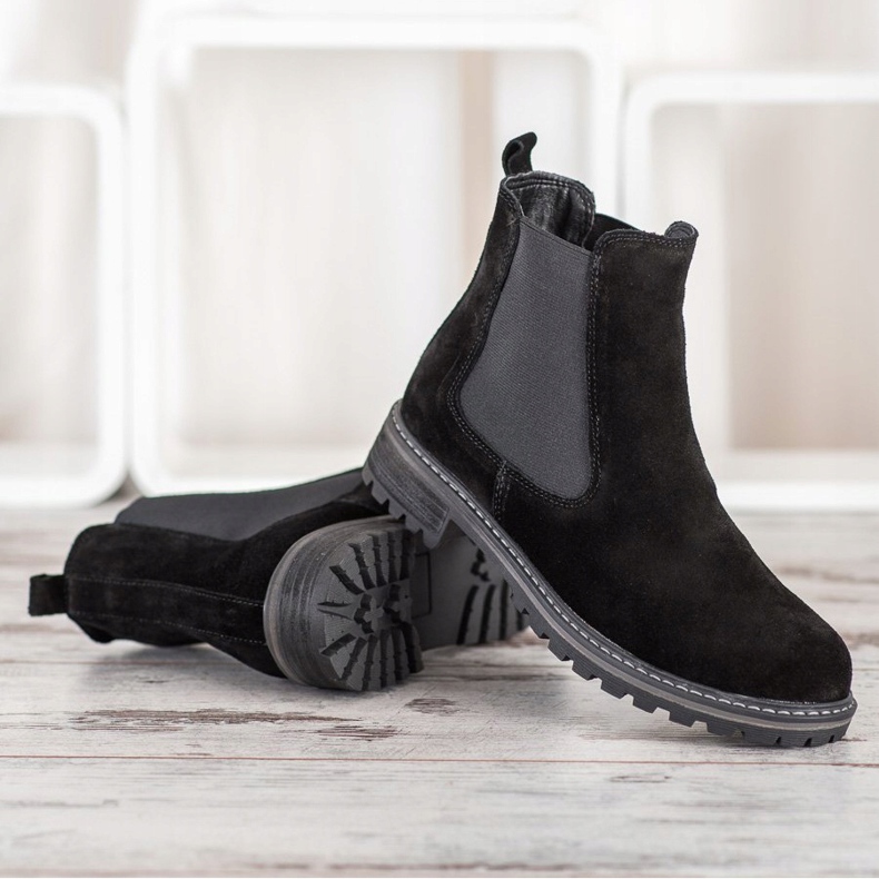 Filippo Leather Chelsea boots black 2