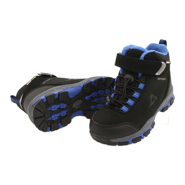 American Club American Softshell boots waterproof boots with a membrane black blue 3