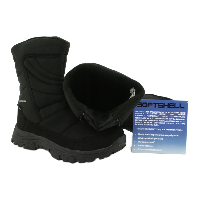 American Club Boots with a membrane insulated with fleece black 5