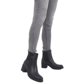 Black J19-85 Black Jodhpur boots for women 1
