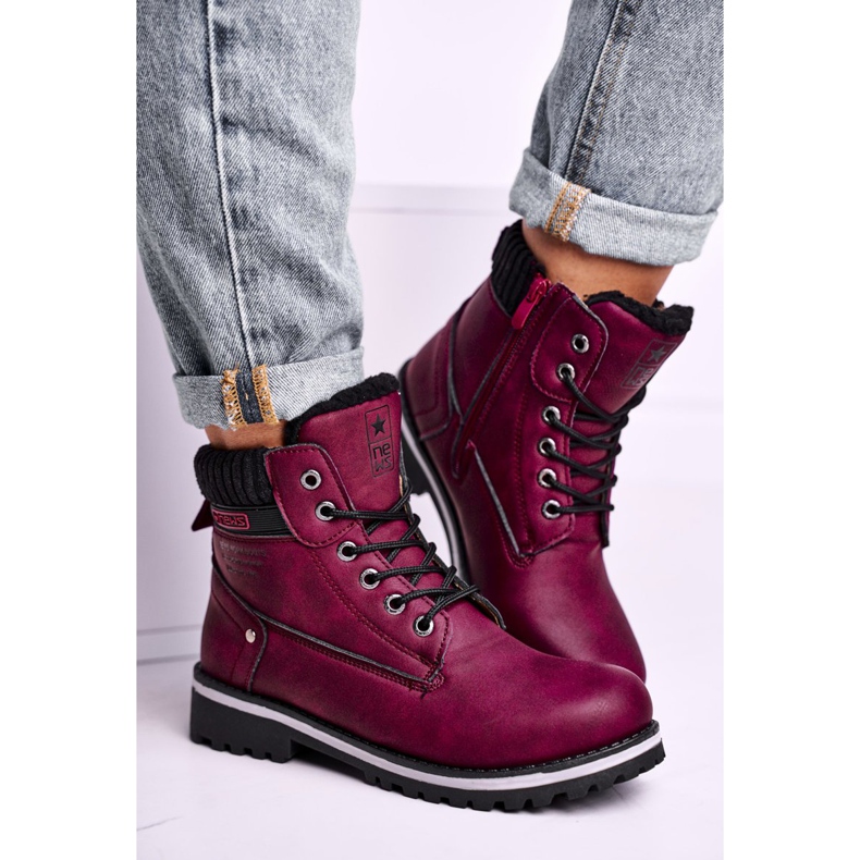 EVE Women's Boots Burgundy Grunders red multicolored 2 EVE Women's Boots Burgundy Grunders red multicolored 2