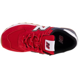 New Balance M ML574SKD shoes white red multicolored 2