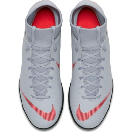 Nike Mercurial Superfly X 6 Club Tf AH7372 060 soccer shoes grey grey 1