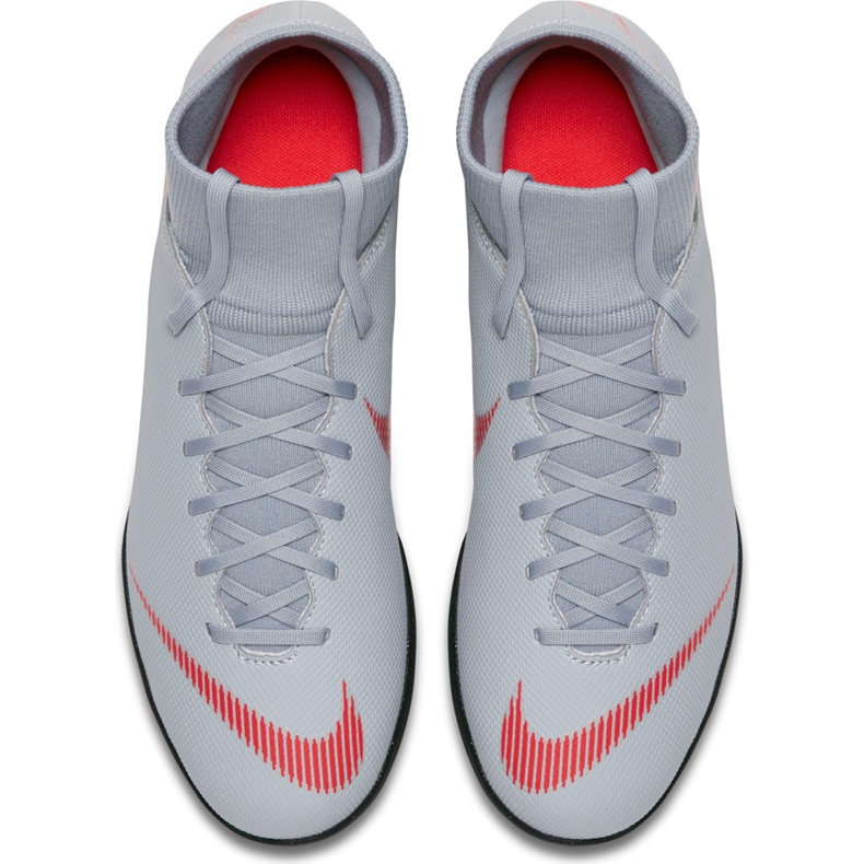 Nike Mercurial Superfly X 6 Club Tf AH7372 060 soccer shoes grey grey 1