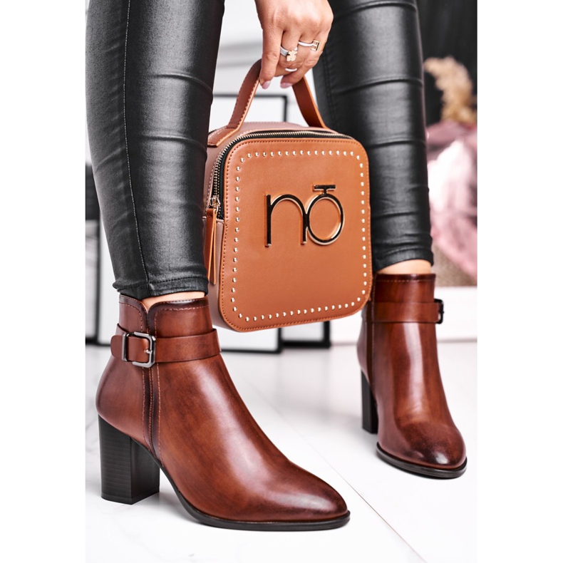 Women's Boots On High Heel Sergio Leone Brown BT509 2 Women's Boots On High Heel Sergio Leone Brown BT509 2