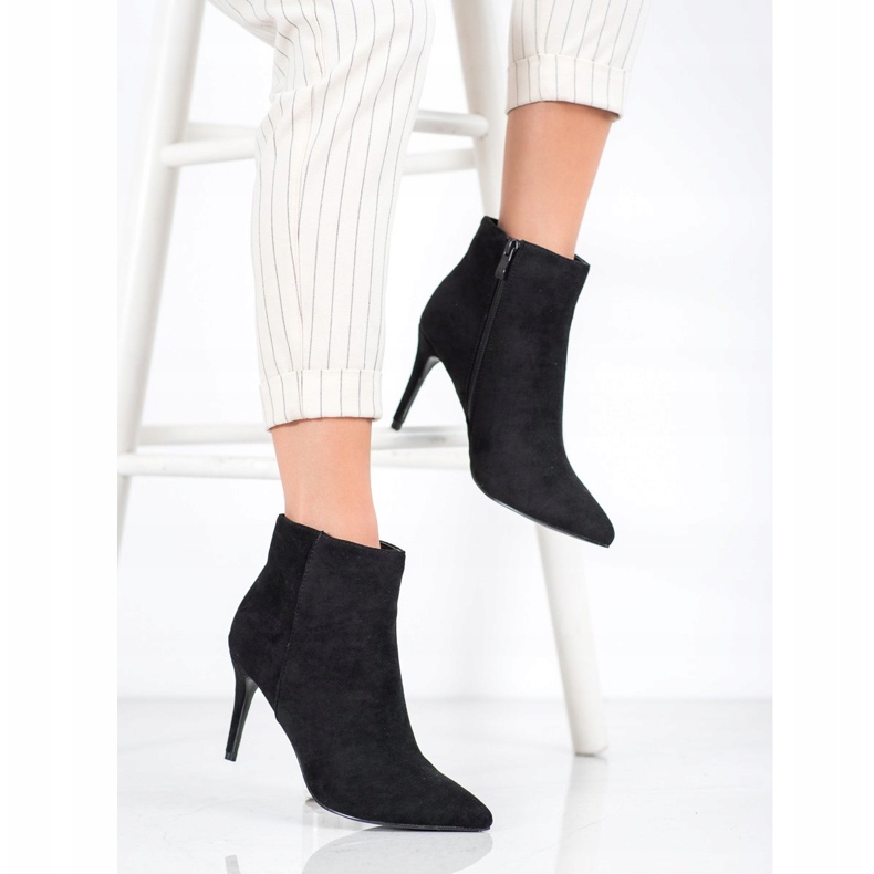 Sweet Shoes Sexy suede boots black 2