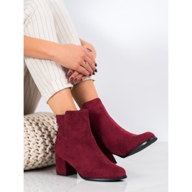 SHELOVET Boots With Fringes red 1