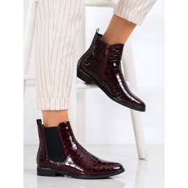 Filippo Lacquered Chelsea Boots 1