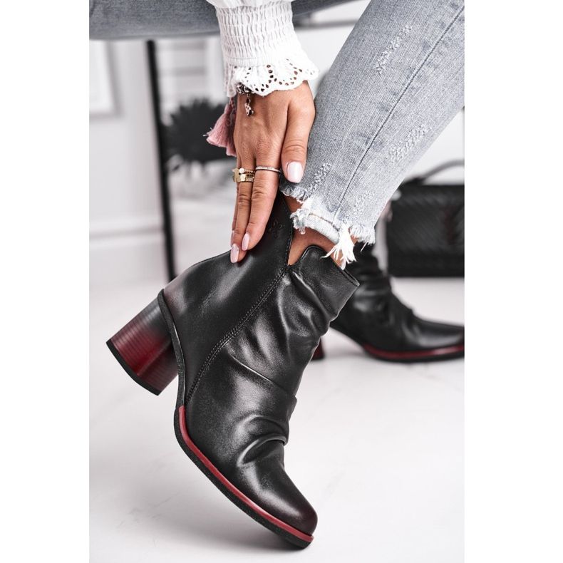 Women's Boots On High Heel Maciejka Black 04757-01 1