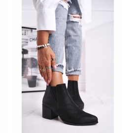 Women's Boots Sergio Leone Jodhpur boots Eco Nubuck Black BT621 1