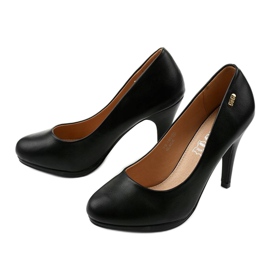 Black classic YS-190 high heels 2
