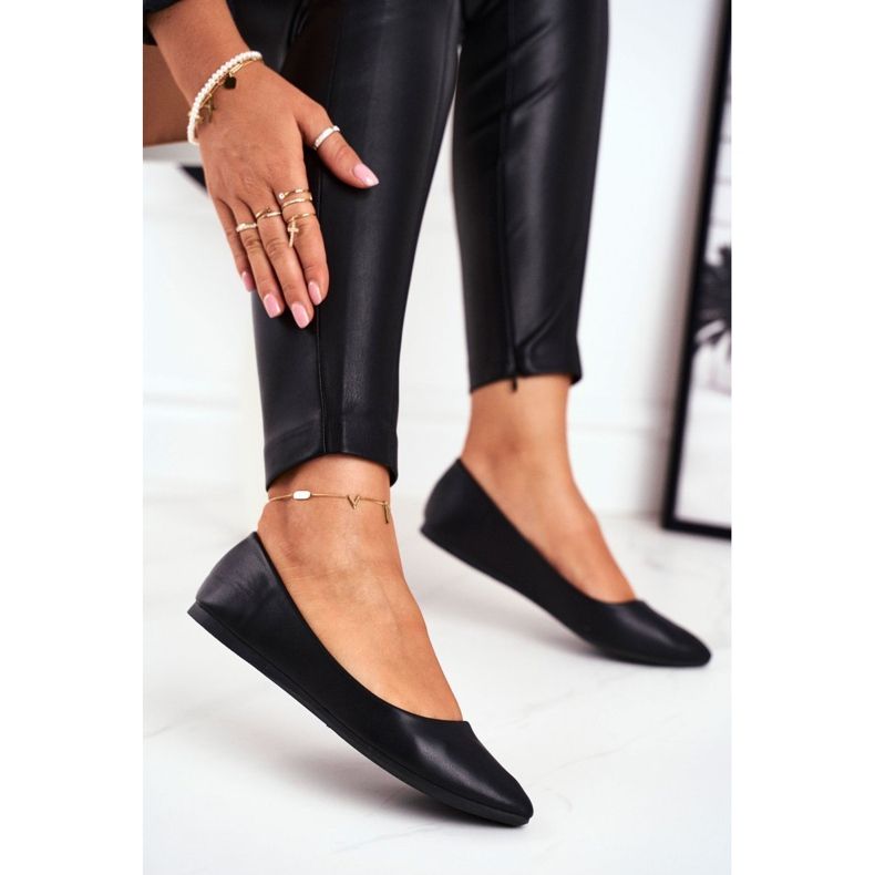 PS1 Elegant Women's Ballerinas Black Maude 1