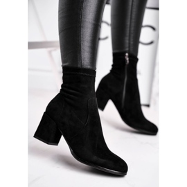 Women's Black Suede Merducio boots 2