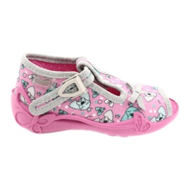 Befado children's shoes 213P120 pink silver grey 2