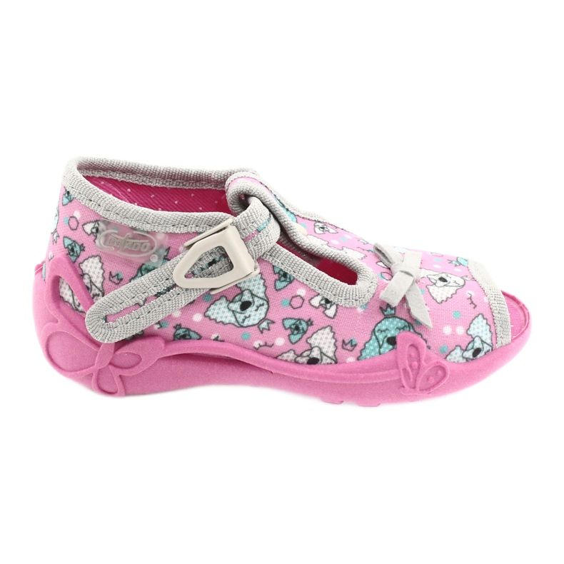Befado children's shoes 213P120 pink silver grey 2