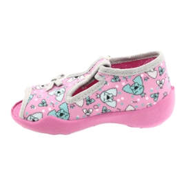 Befado children's shoes 213P120 pink silver grey 3