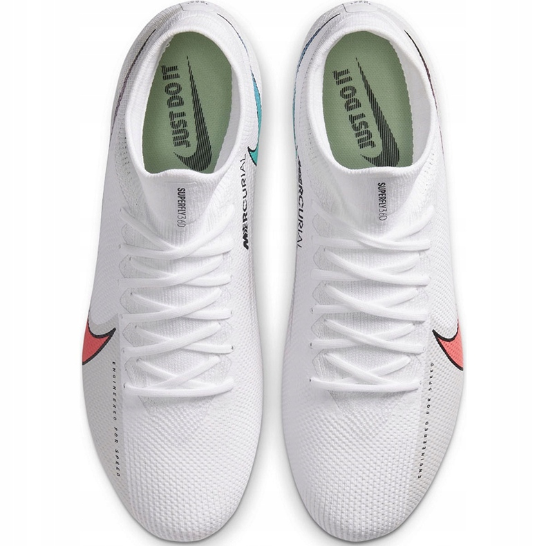 Nike Mercurial Superfly 7 Pro Fg AT5382 163 football shoe white white 1