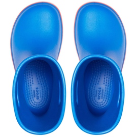 Crocs rain boots for children Crocband Rain Boot Kids blue 205827 4KD 1