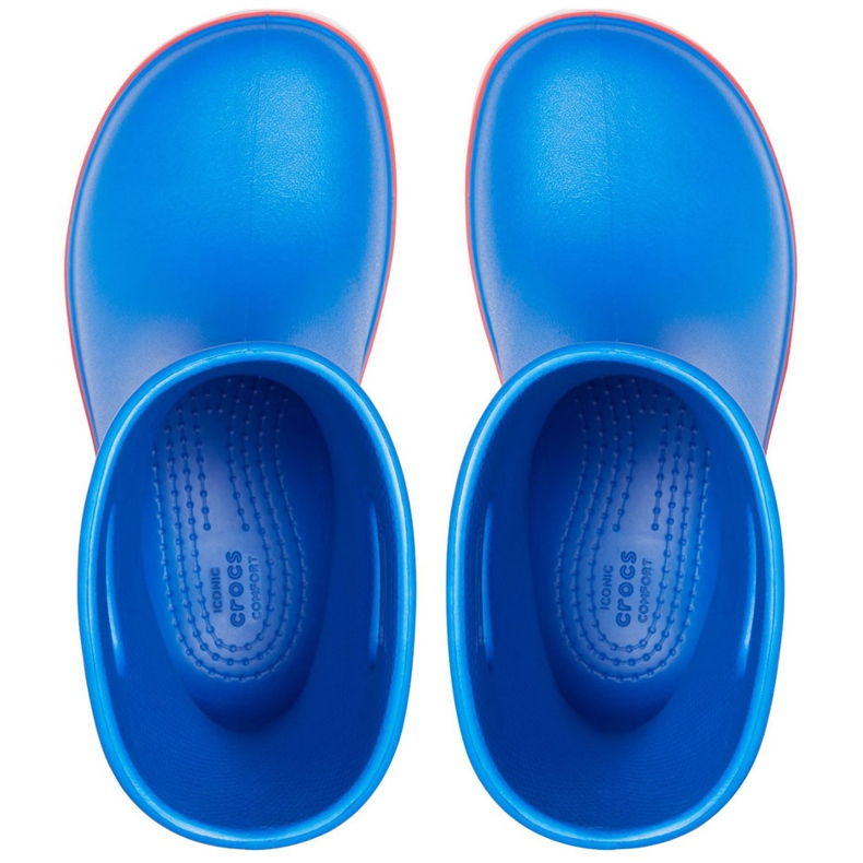 Crocs rain boots for children Crocband Rain Boot Kids blue 205827 4KD 1