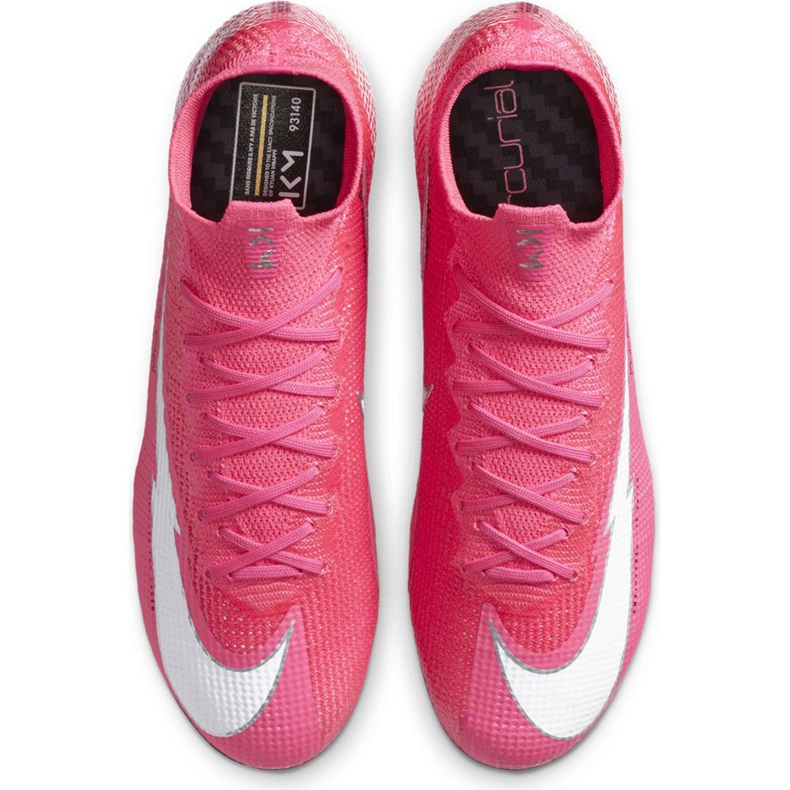 Nike Mercurial Superfly 7 Elite Km Fg DB5604 611 soccer shoes pink pink 1