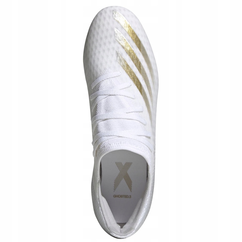 Adidas X GHOSTED.3 Fg EG8193 football boots white,golden white 1
