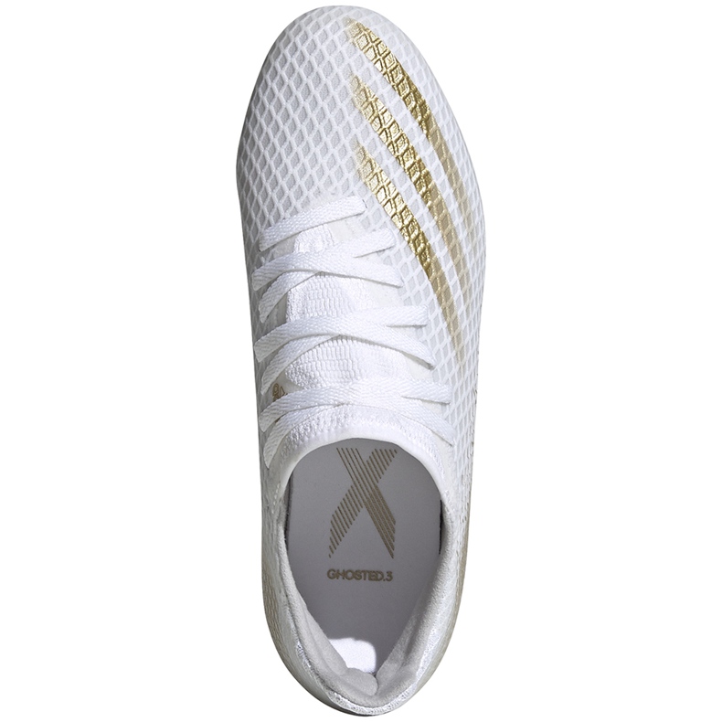 Adidas X GHOSTED.3 Fg Junior EG8210 football boots white white 1