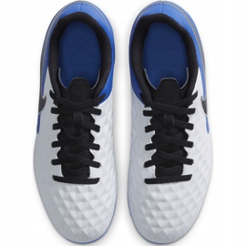 Nike Tiempo Legend 8 Club FG / MG Junior AT5881 104 football shoes white white 1