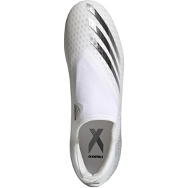 Adidas X GHOSTED.3 Ll Fg EG8165 football boots white white 1