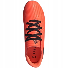Adidas Nemeziz 19.4 FxG Jr orange EH0507 football shoes orange, black 1